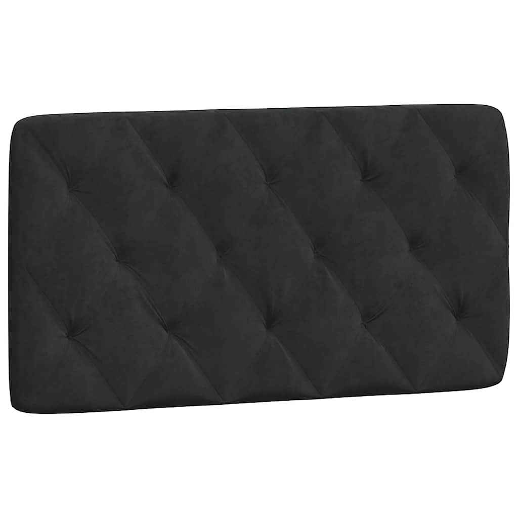 Cadre de lit sans matelas noir, velours, pour la chambre, 100 × 200 cm - 8