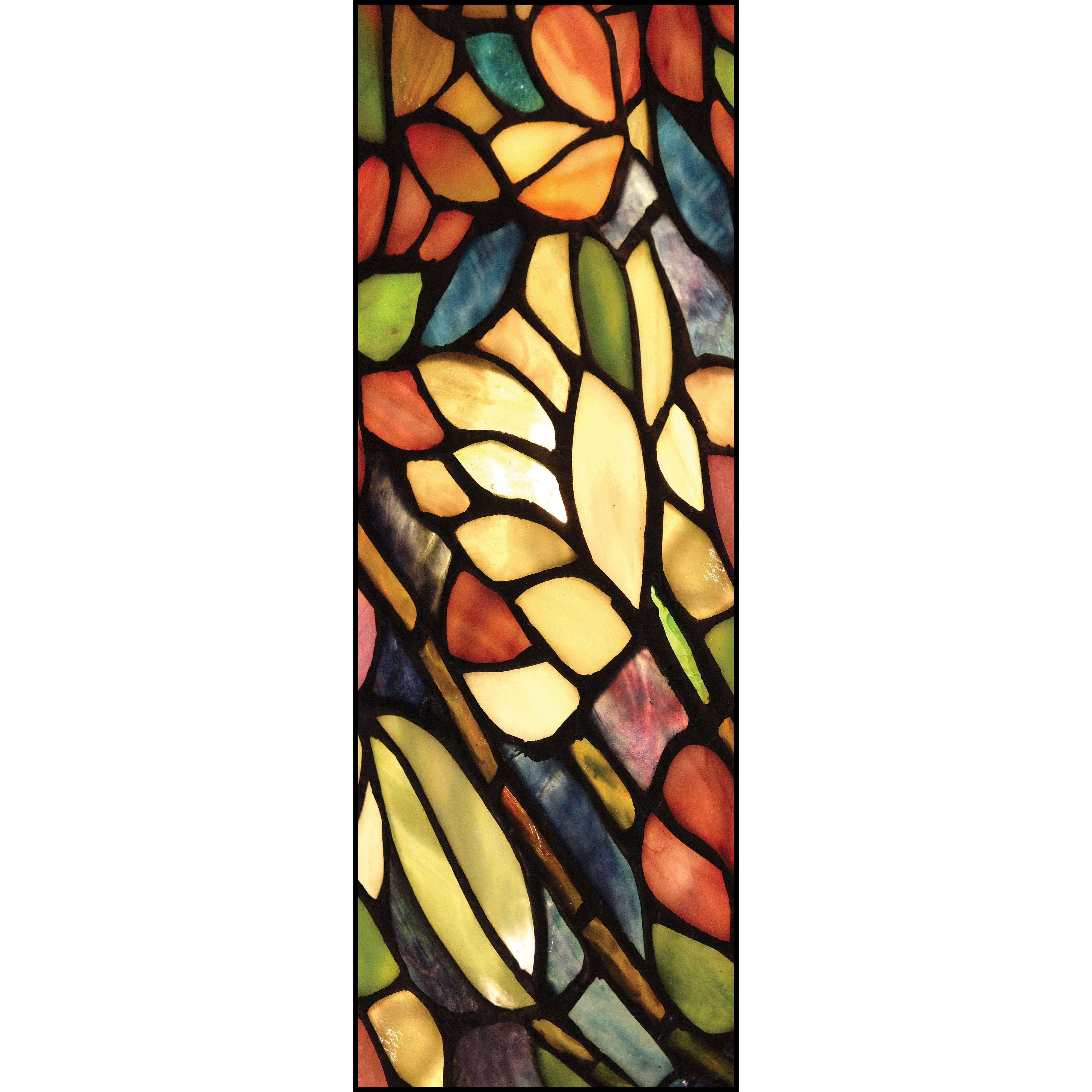 Pellicola protettiva per vetri colorati in stile chiesa, adesivi per vetri e finestre, adesivi per vetri per finestre, adesivi per vetri e porte, 50 x 120 cm