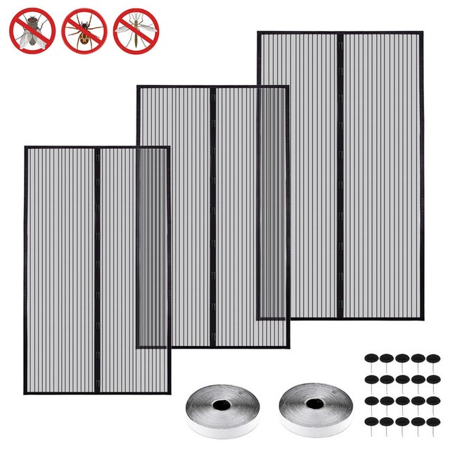 Zanzariera tenda per porta tenda magnetica protezione per porta del balcone 90 * 210 cm