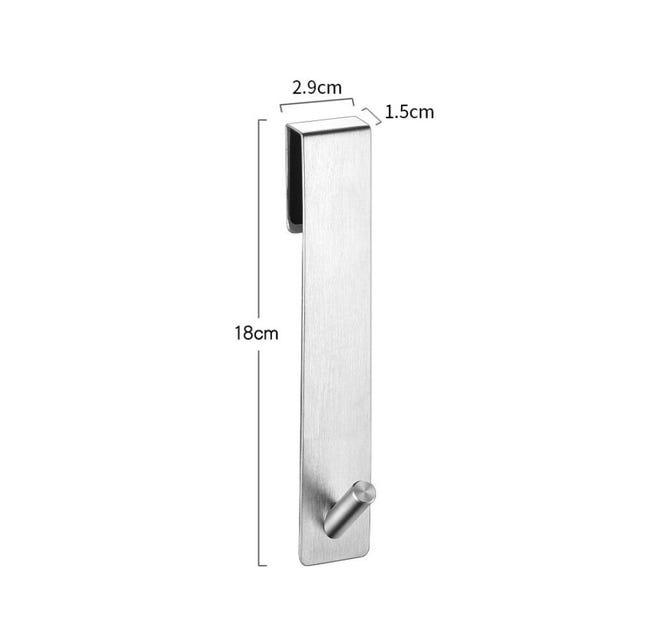 ARTOYS Ganci per Porta Doccia, 7H 5/16 (8mm) Ganci per Asciugamani su Vetro Porta del Bagno, Confezione da 4 Extra Lunga (Argento ARTOYS Ganci per Porta Doccia, 7H 5/16 (8mm) Ganci per Asciugamani su Vetro Porta del Bagno, Confezione da 4 Extra Lunga (Argento
