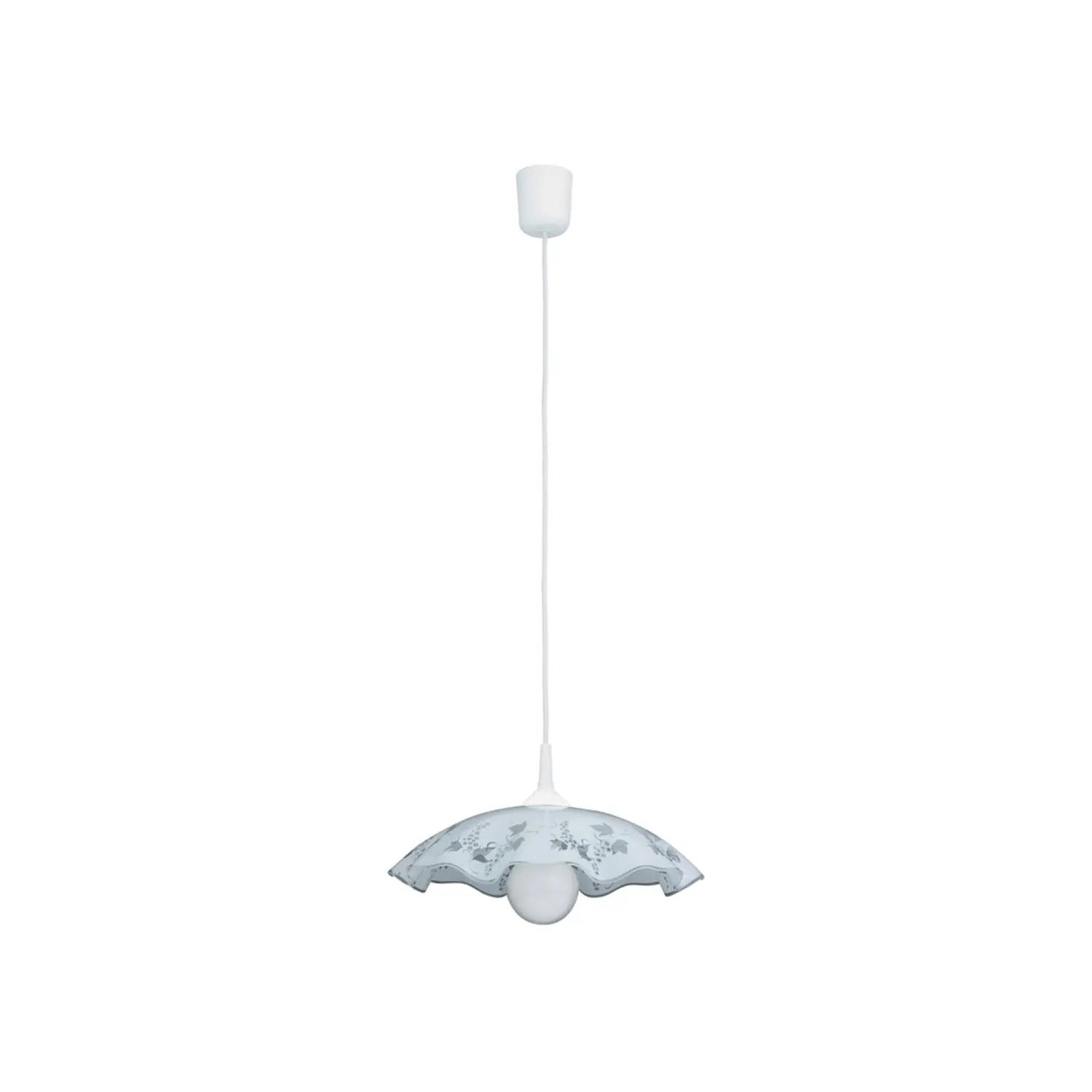 Lampa wisząca Vino biało-szara 1xE27x60W tworzywo sztuczne wym:90x40x40cm IP20 Rabalux
