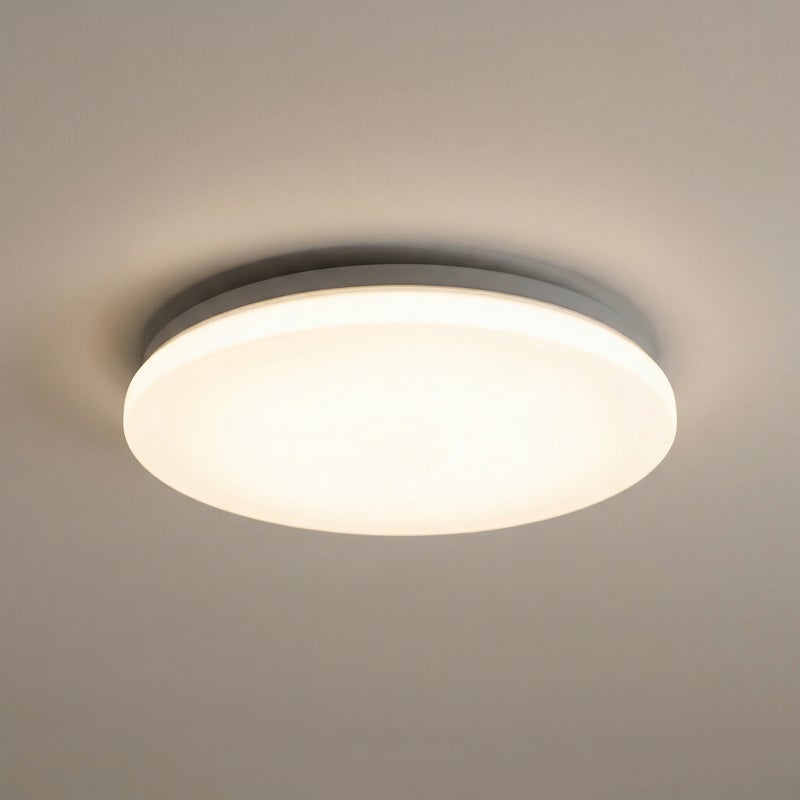 Lampa sufitowa zewnętrzna LOWAR LED 24W Neutralna biel 1450lm biała wym:6x35x35cm IP44 Rabalux