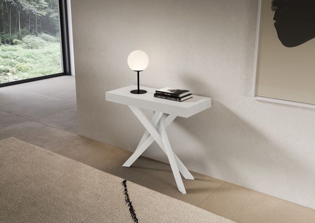 Tavolo Consolle Allungabile Mobili Fiver – Da 45 A 305 Cm, Per Fino A 12 Persone, Made In Italy