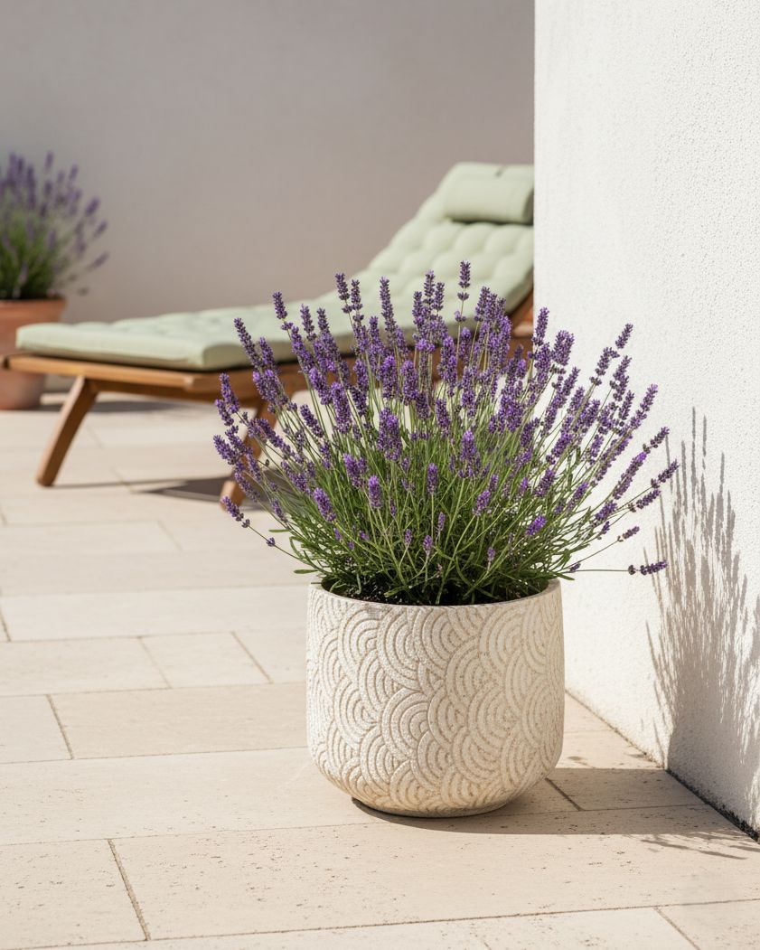 Cache-pot ERIROS 31 cm Beige clair - 3