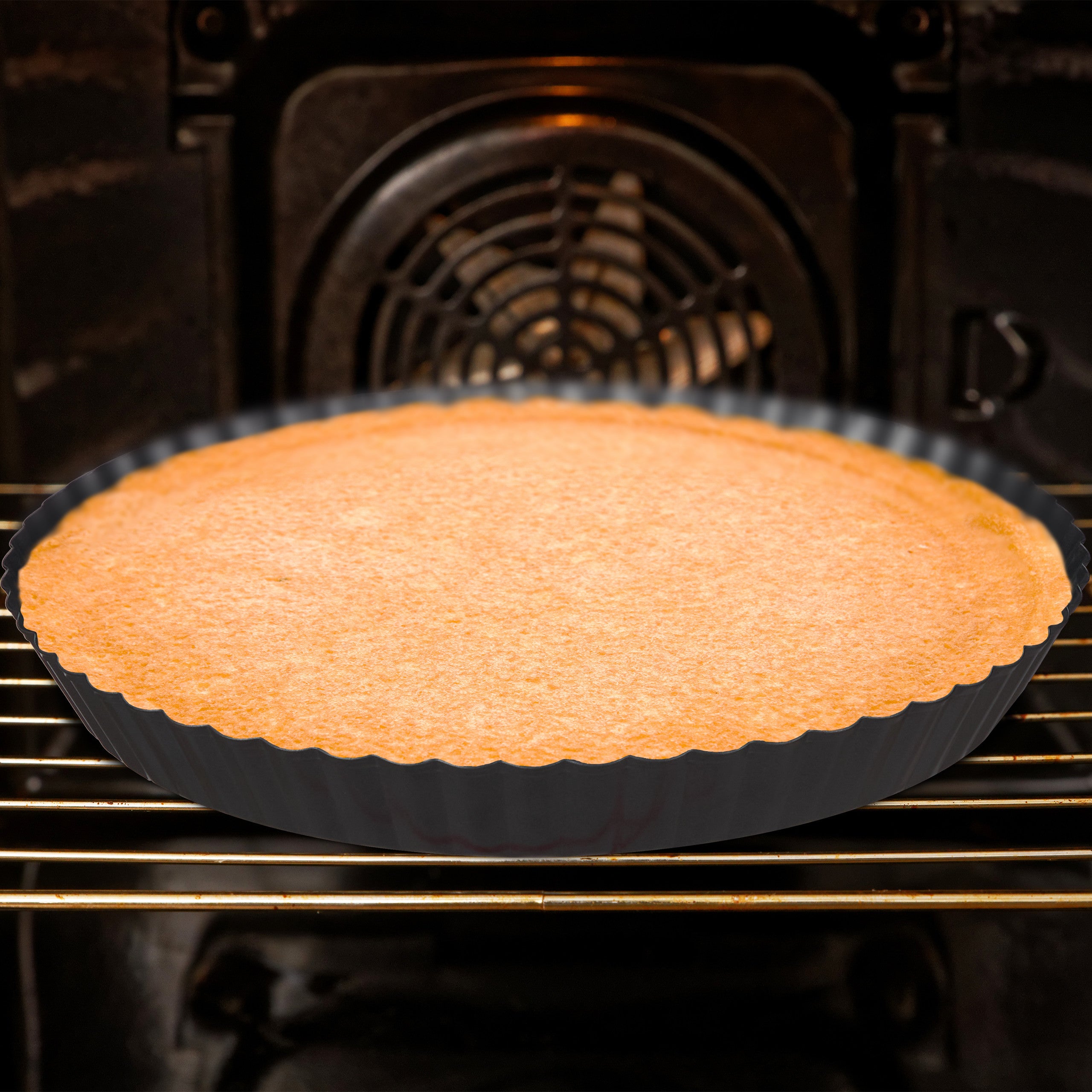 Moule à Charnière Carré 28x28 Cm Karl Hausmann - Antiadhésif, Fond Amovible, Idéal Pour Cheesecake, Gâteaux, Brownies