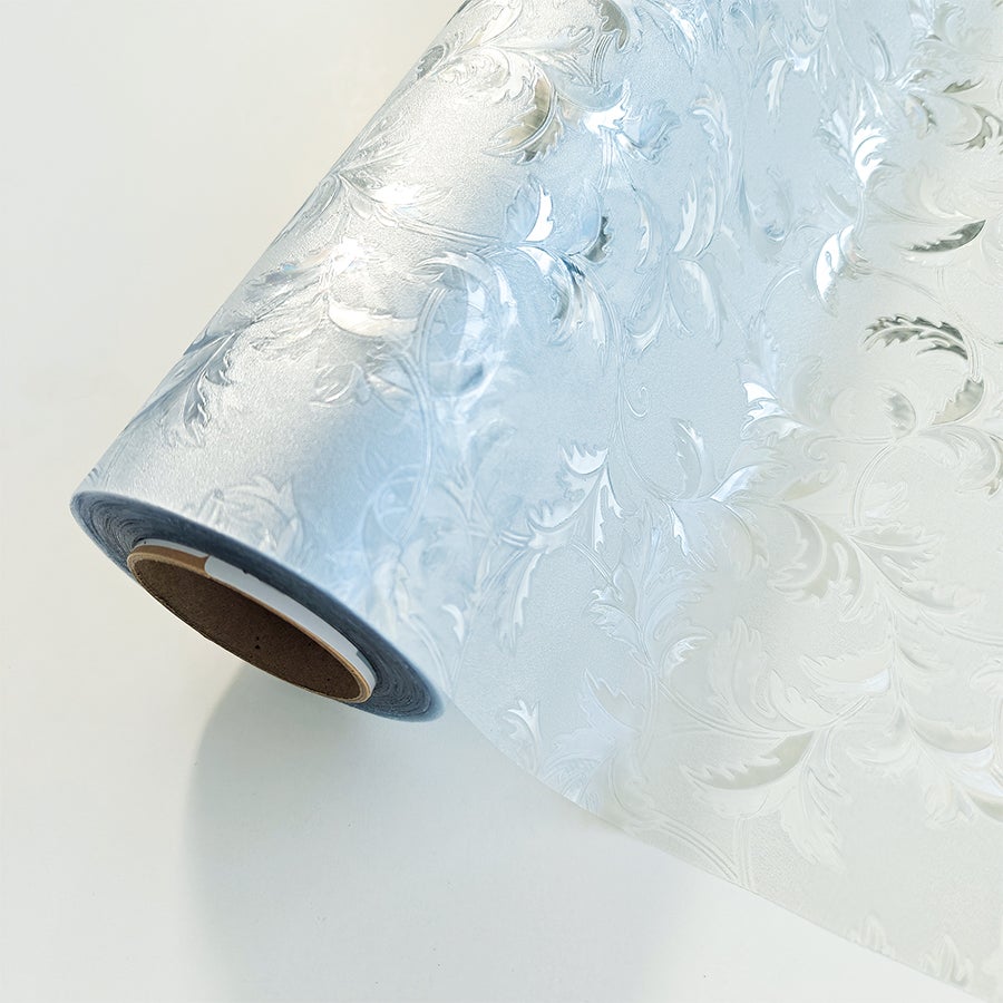 Película estática para vidros GLC-1041. Privacidade e decoração. 99% de proteção UV. Sem adesivo. Fácil de aplicar com água. Reposicionável. 46x150cm - 9