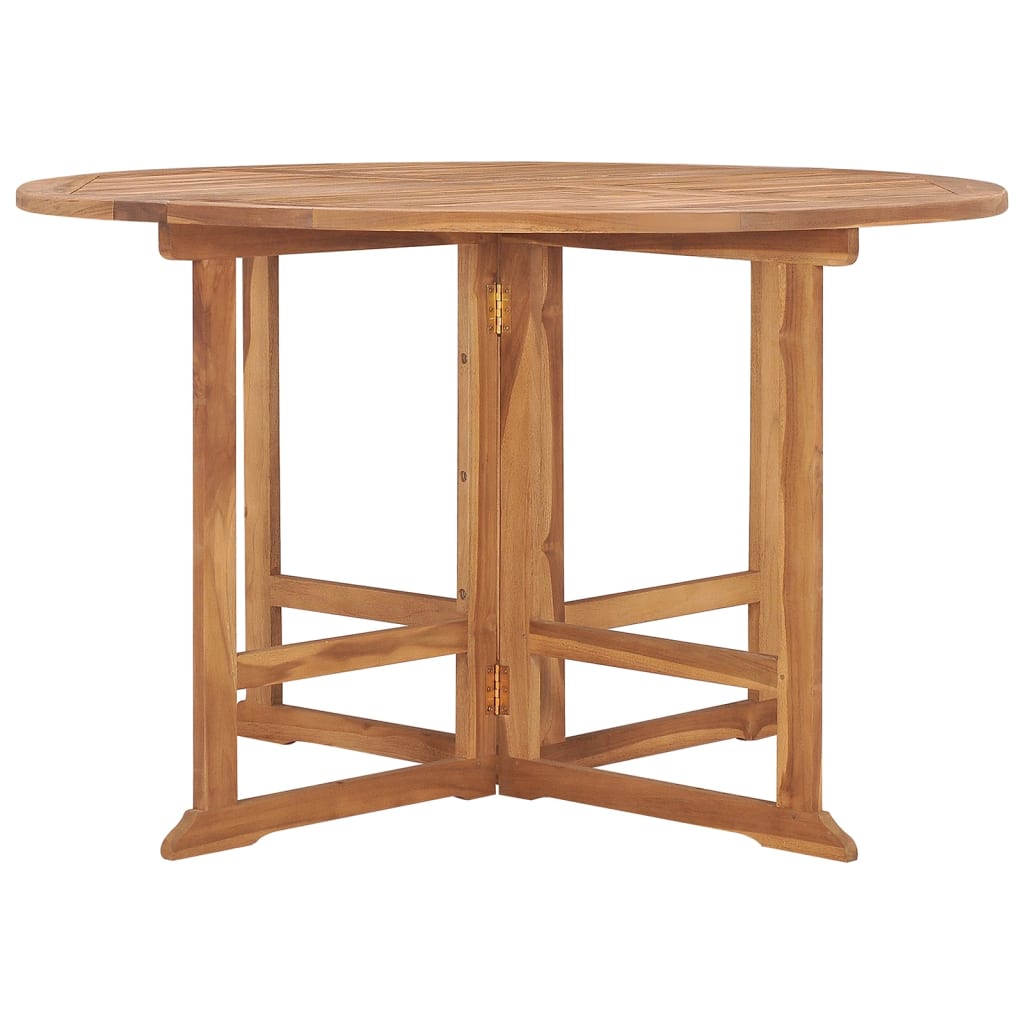 Maison Exclusive - Set da Pranzo Pieghevole per Esterni 5pz Legno Massello di Teak - 4