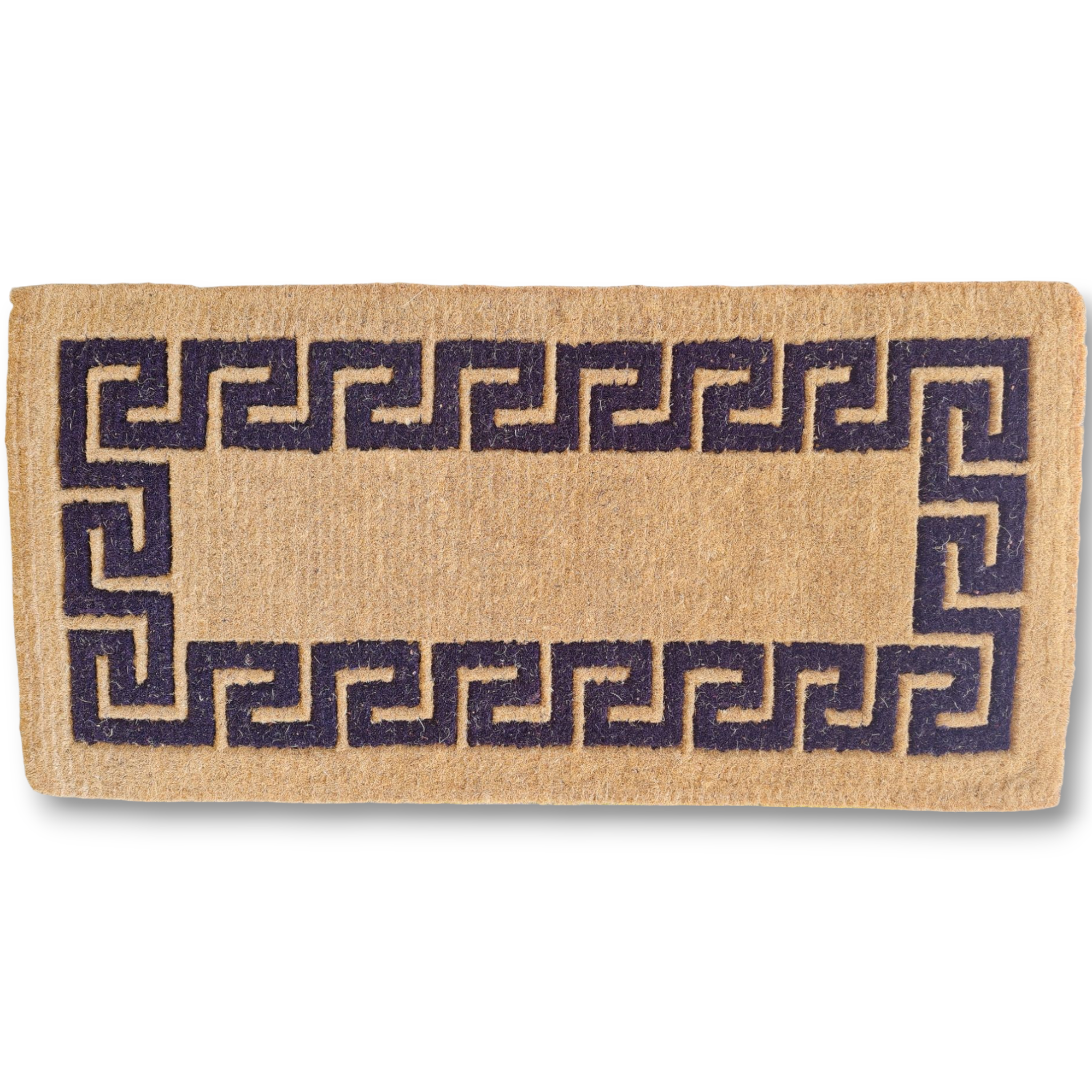 Landry & Arcari Rugs and Carpeting Tapis gris / bleu en laine noué à la