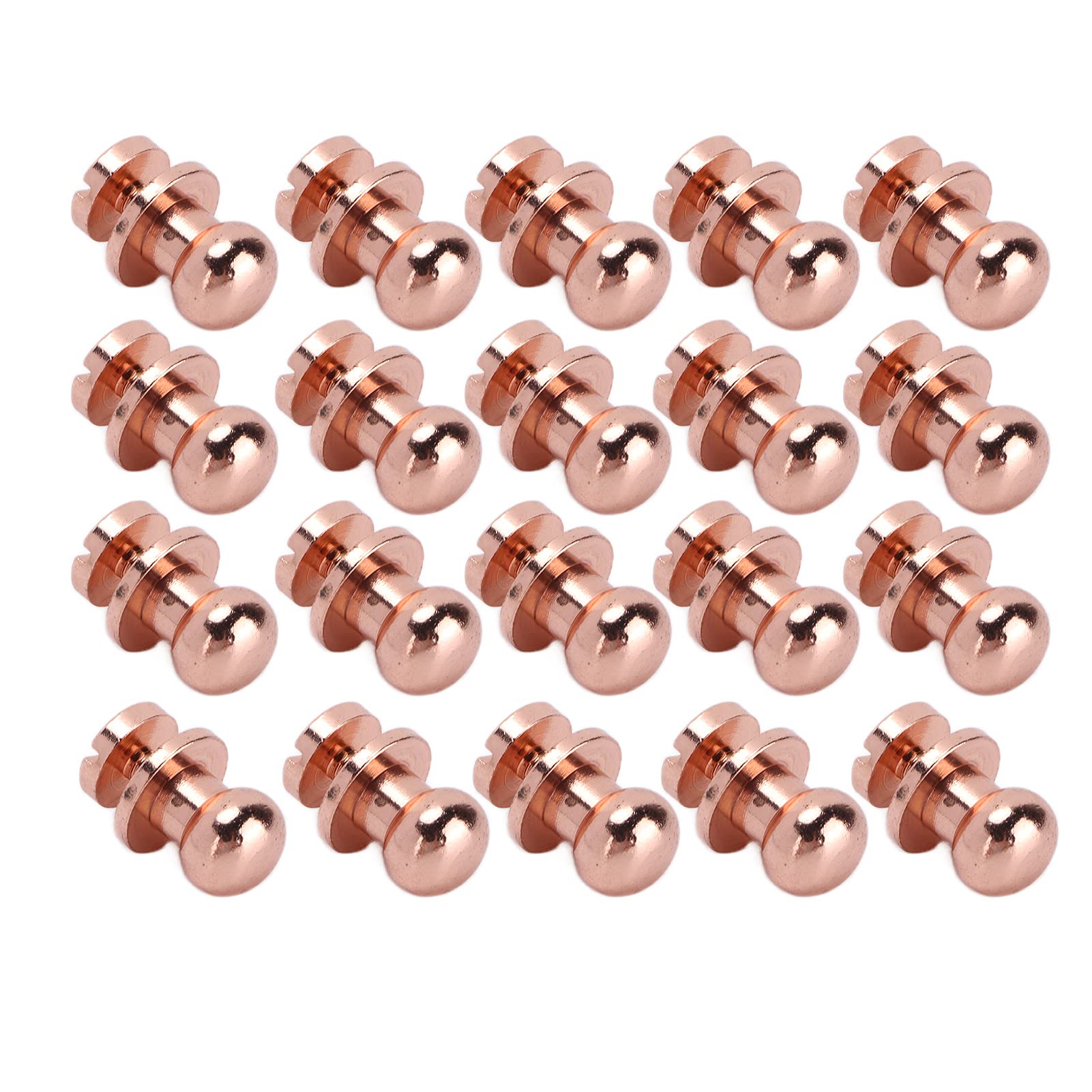 Kit De Rivets Et Bavures En Cuivre, 40 Ensembles De Rivets En Cuivre, Outil De Réglage De Rivets En Cuivre Pur Pour Ceintures, Portefeuilles, Colliers, Fournitures D'Artisanat En (Modèle C