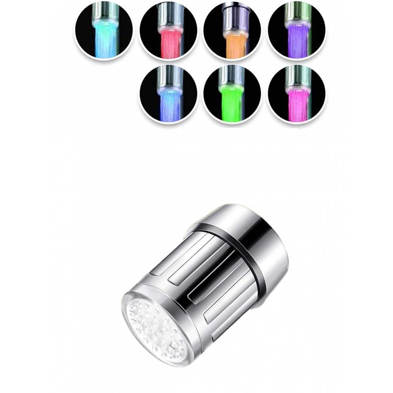 7-kolorowy kran wodny zmieniający wodę, kolorowy kran wodny LED, automatyczna zmiana koloru, akcesoria do kranów