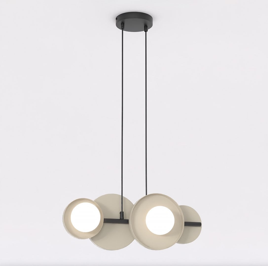 Lampa wisząca MODEL beżowa 4xG9x15W metal wym:120x53x23cm IP20 Emibig