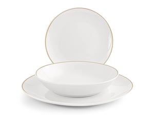 Set 18 Piatti Paf - Porcellana Decorata A Mano, Made In Italy - Foto 6