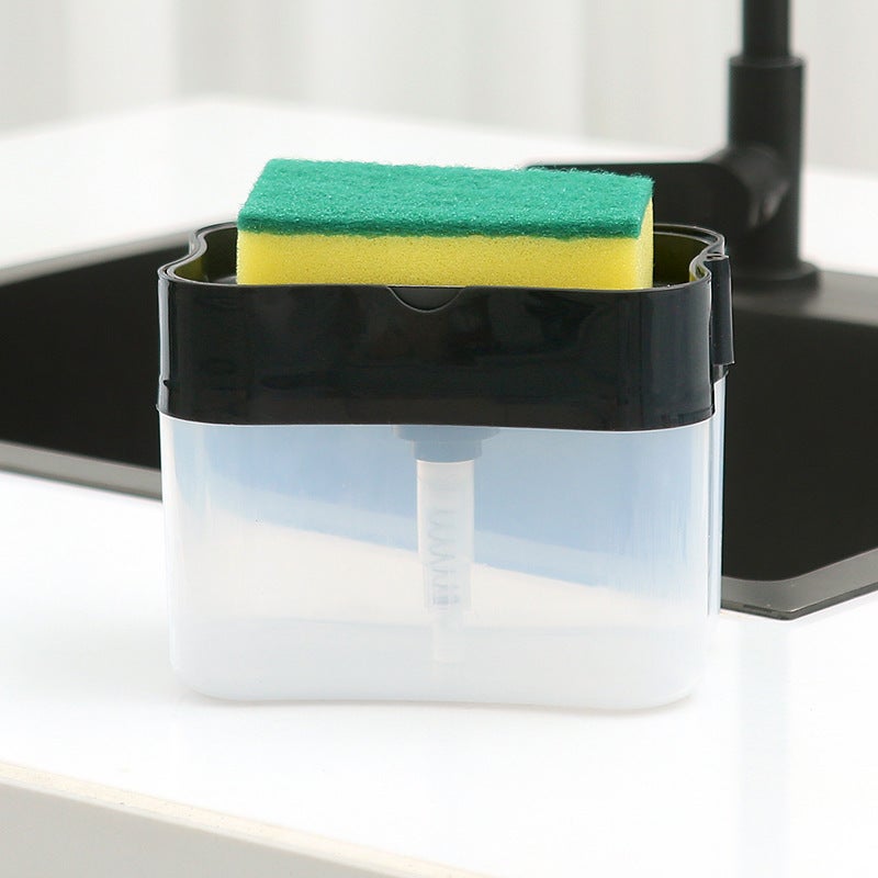 Topsky Dispenser di sapone con pompa in plastica, dispenser di sapone liquido per le mani da 320 ml, pompa antiruggine per cucina e bagno, ideale per lozioni, oli essenziali, saponi liquidi