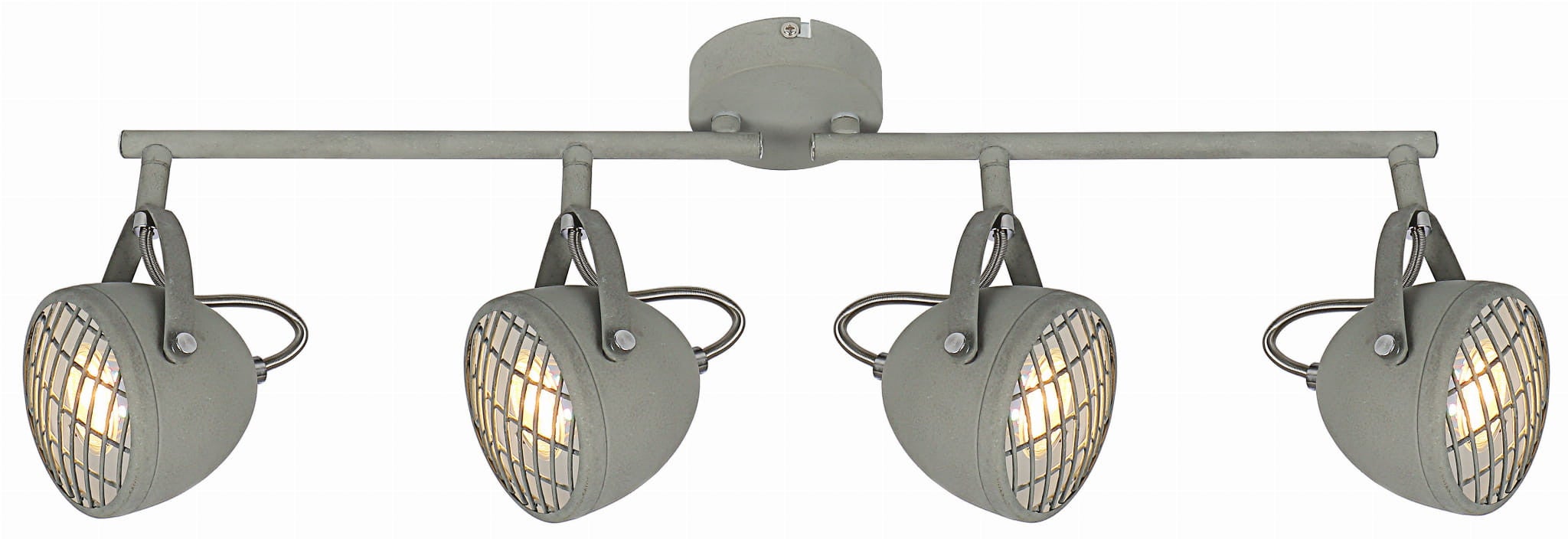 Reflektor sufitowy spot natynkowy Pent listwa szary 4xGU10x50W wym: 60 x 10 cm metal Candellux