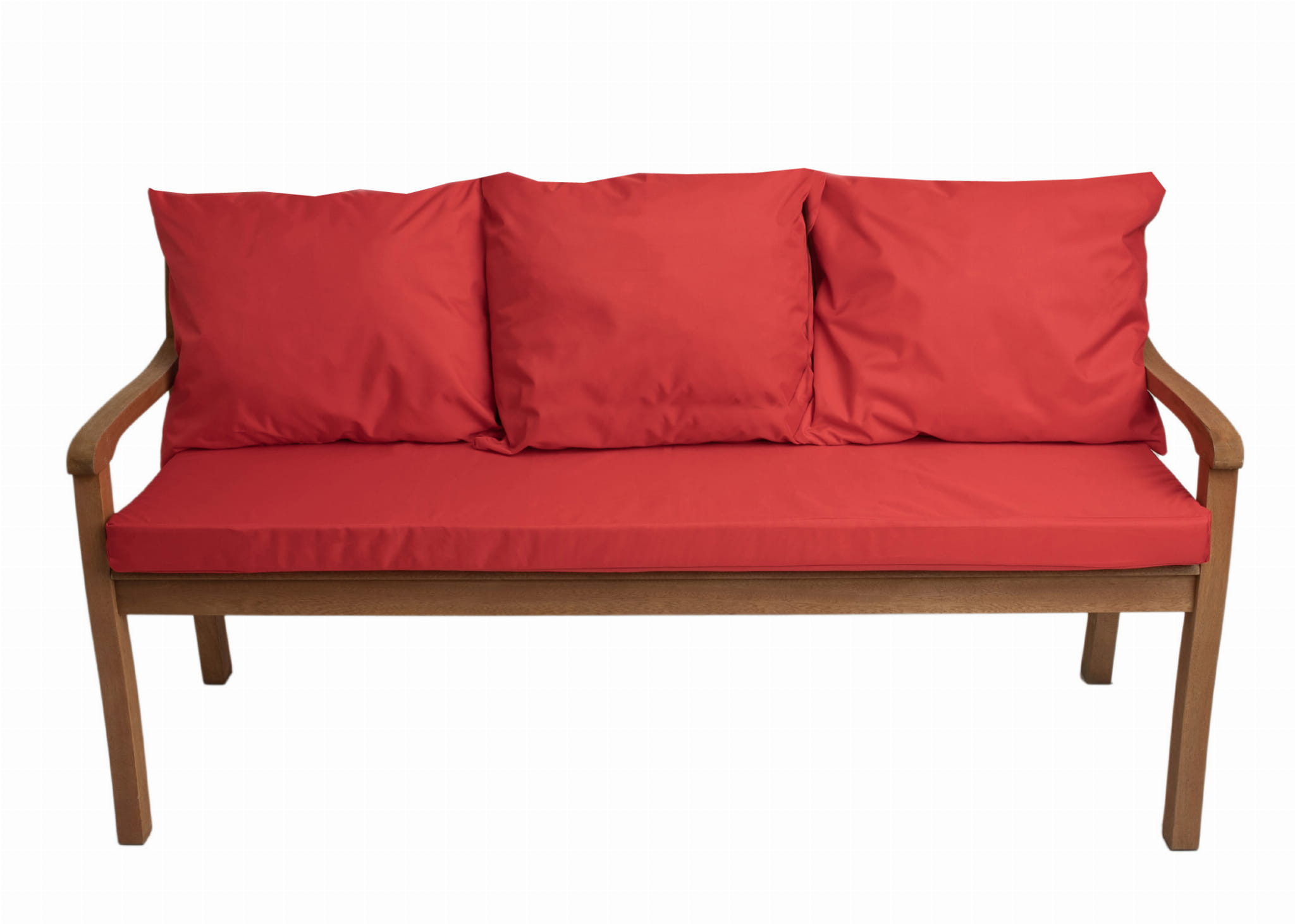 Cojín de banco 170x60/3x50x56cm, cojín de exterior, cojines para columpio de jardín de 3 plazas rojo, cojín de asiento, cojín de respaldo