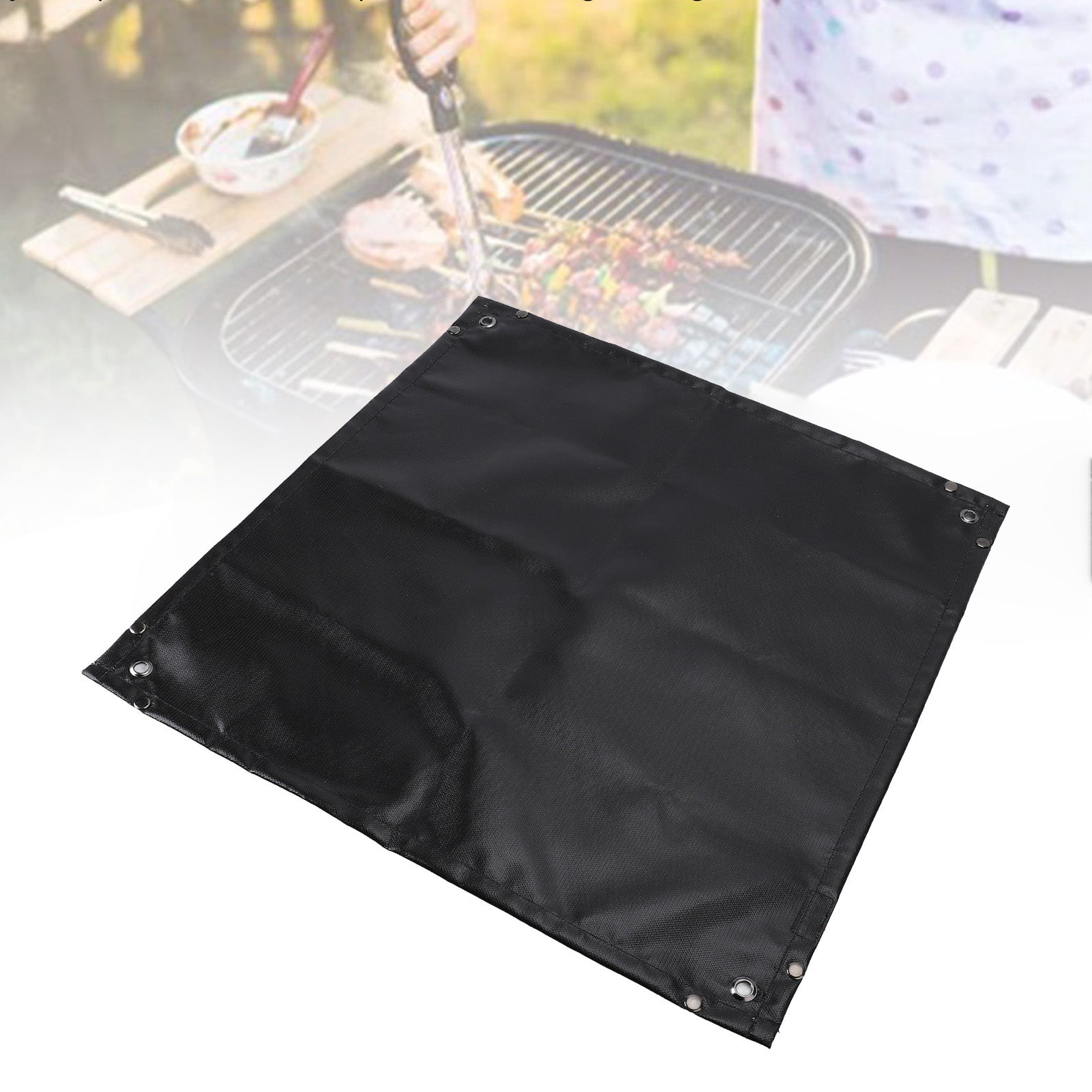 Outdoor camping coupe-feu tapis résistant aux hautes températures silicone matelas isolant poêle à bois tapis de barbecue coupe-feu tapis de sol - 3