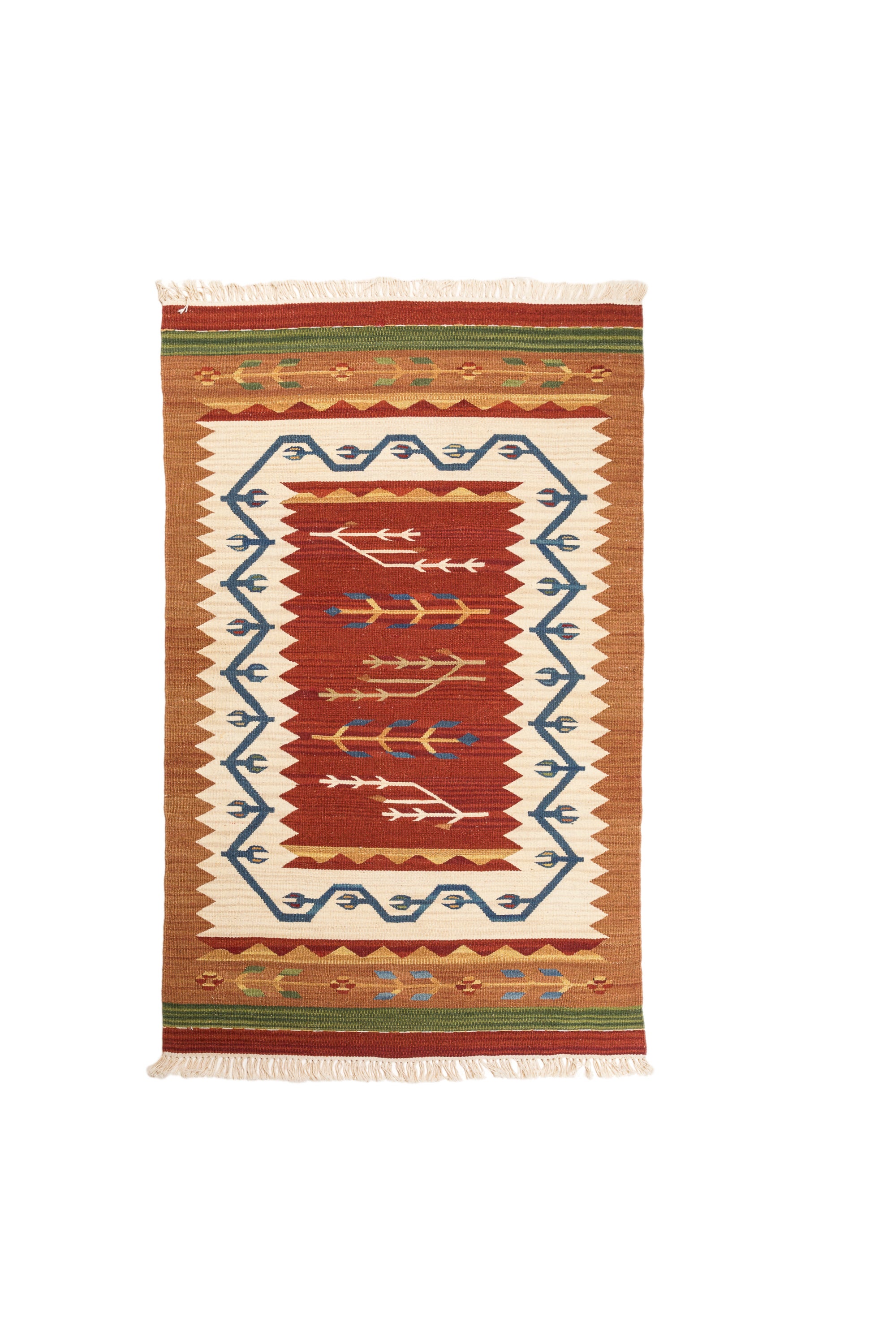 Oryginalny ręcznie robiony kilim 90x60 cm