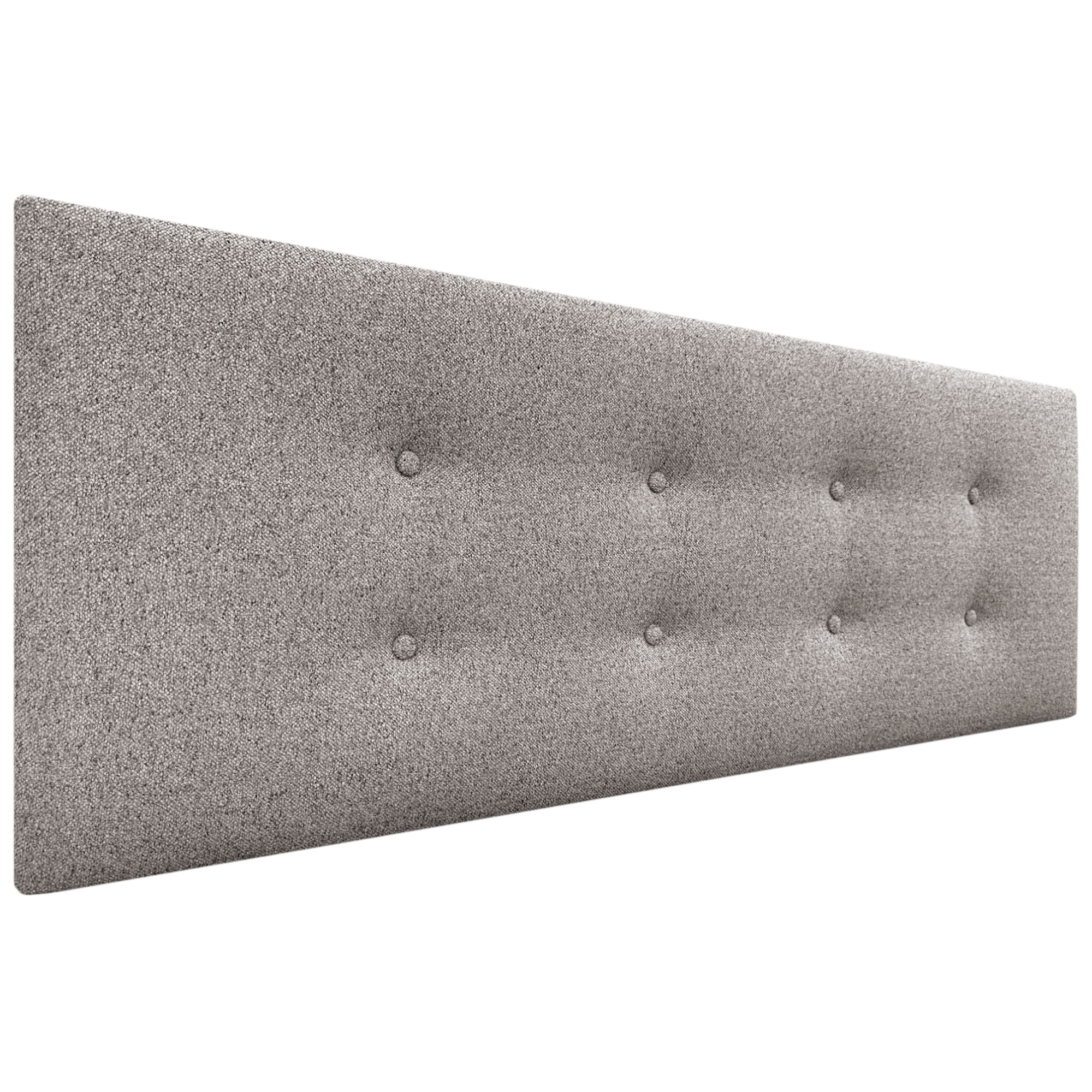 Dhome cabecero de tela aqualine pro con 2 hileras de botones cabezal tapizado cama lujo (ocre, 160cm)