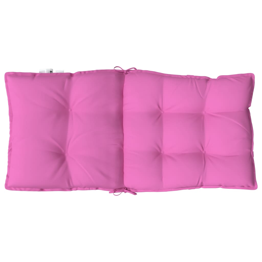 Maison Exclusive - Cojines para silla con respaldo bajo 6 uds tela Oxford rosa - 6