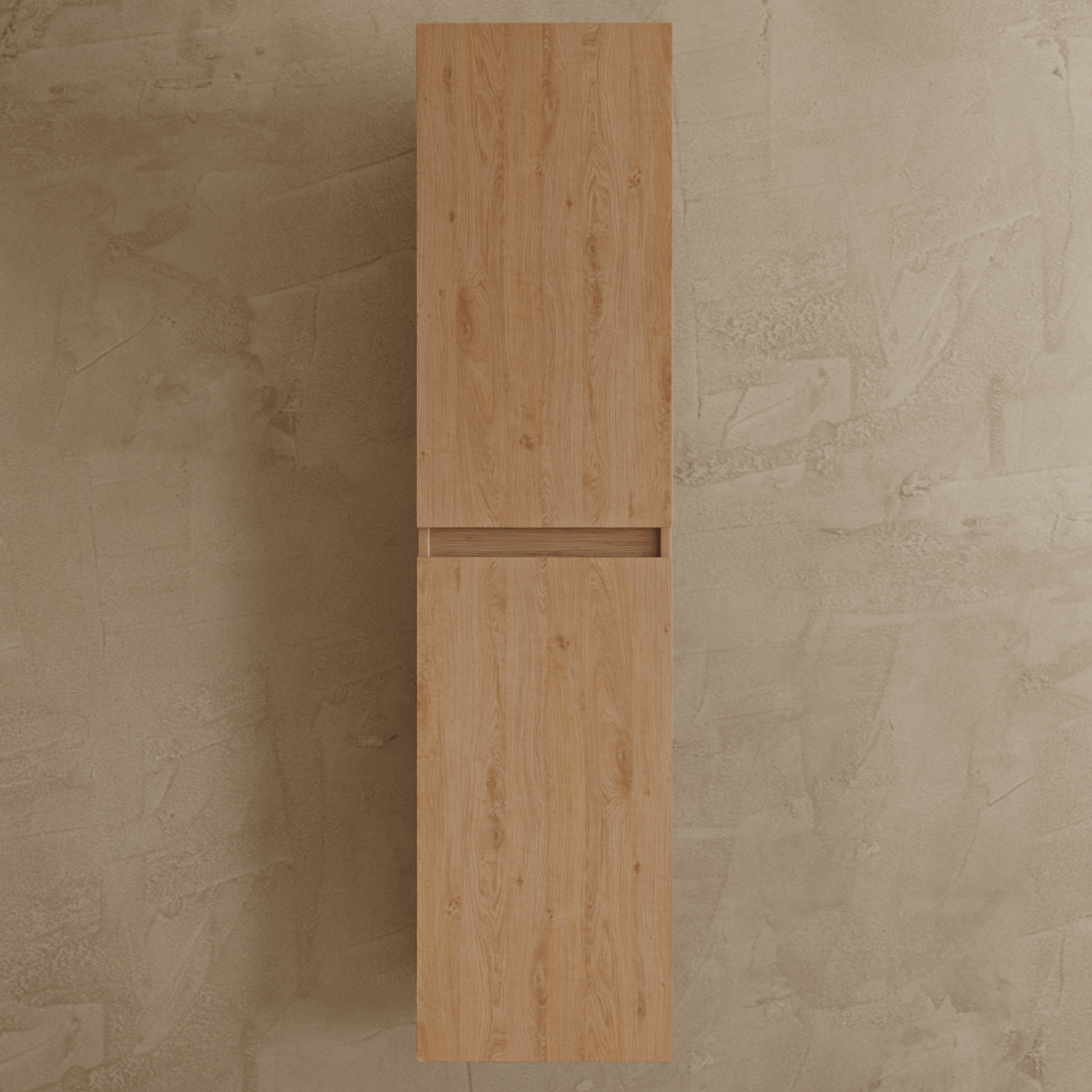 Ensemble Meuble Vasque 80 Cm Avec Colonne - Chêne Clair - Lavabo Blanc - LOMAZOO Verona - 6