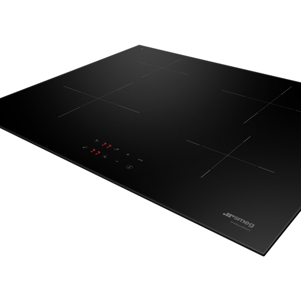 Placa de cocina universal smeg si2641d negra