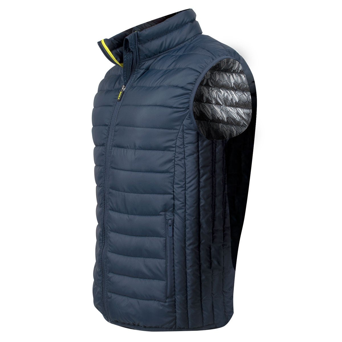 Gilet de travail sans manche Matelassé Bleu Taille XL Veste Doudoune Thermique VITO LOKI - 6