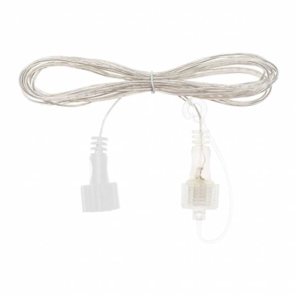 Câble Rallonge 4M Blanc Pour Guirlande Guinguette 36V Basse Tension