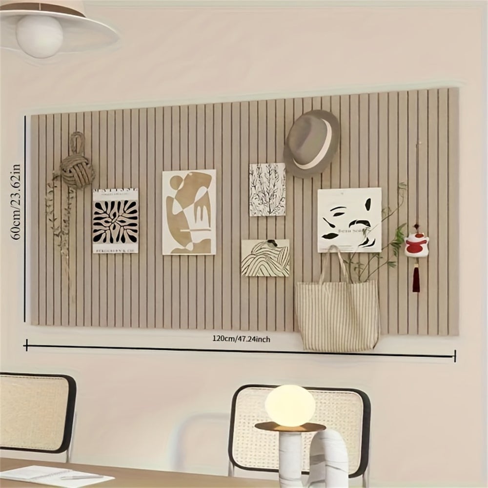Tableau Mural En Feutre 3D Pour Photos, Messages, Notes, Adapté À La Décoration Murale Du Bureau, Du Salon, Du Dortoir, 60x120cm - 2