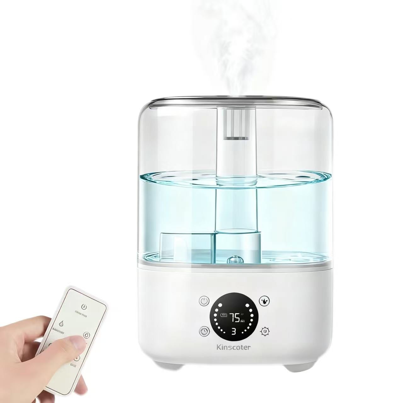 Tapis De Bain À Bulles Mbh - Blanc - Diffuseur D'arômes - 3 Niveaux D