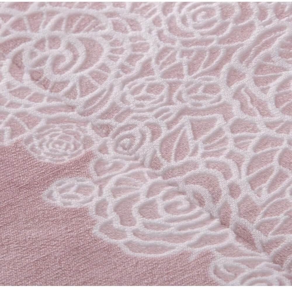 Edredón Sherpa Manterol DOKO Rosal Nude - Suave y Cálido con Reverso de Borreguito, Incluye Fundas de Cojín - Ideal para Invierno. Cama 180 CM - 3