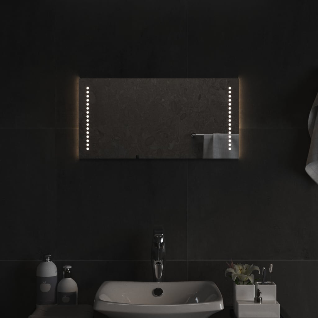 Lustro łazienkowe z LED, 30x60 cm vidaXL