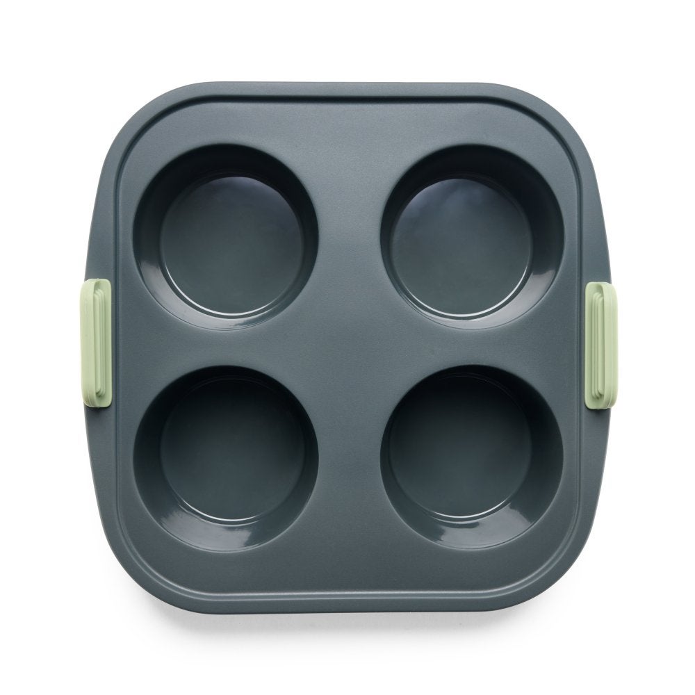 Brabantia International B.v. Gris Molde Muffins Silicona 4 Cavidades 20X20x6,4Cm Lekue - Imagen 4