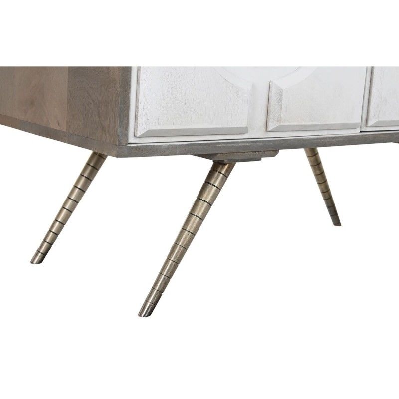 APARADOR MANGO LATON 93X41X114 ROMBO BLANCO - 5