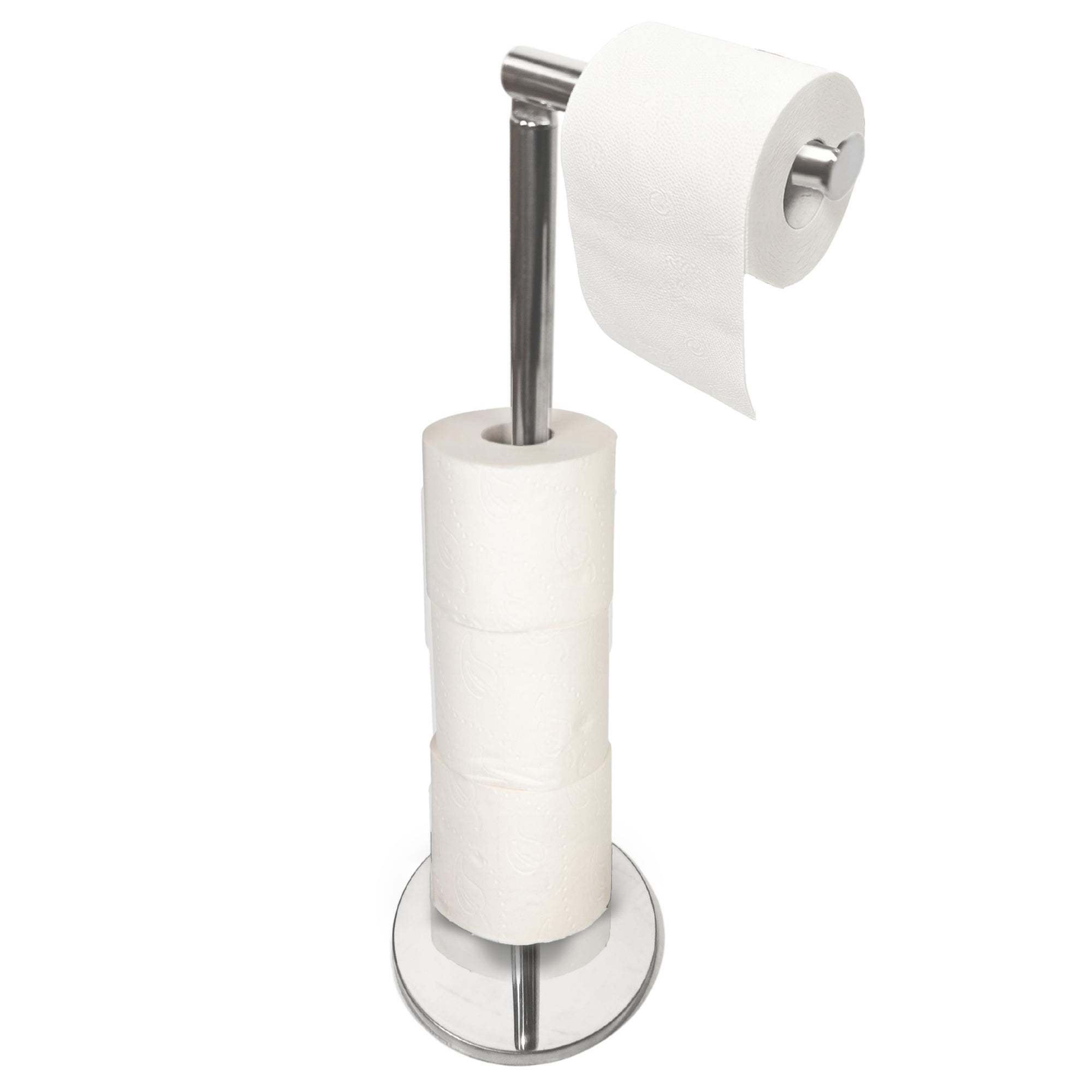 Stojak łazienkowy na papier toaletowy Estiva Fior Chrome 2w1 stal pojemność 5 rolek 1 szt.