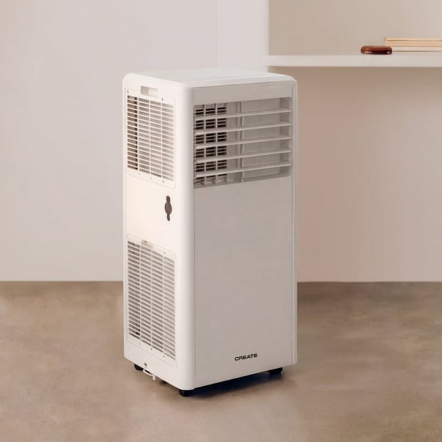 CREATE - SILKAIR 5000 - Aire acondicionado portátil 3 en 1 5000 BTU con deshumidificador 27L/día