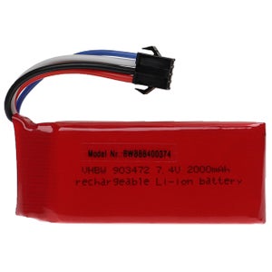 VHBW - batteria con XT60 per modellismo per es. macchine da corsa
