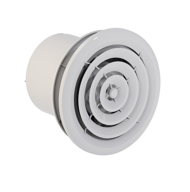 Wentylator wyciągowy 100mm plastikowy AIRYMAX 4 biały 502.200.100 HOROZ ELECTRIC