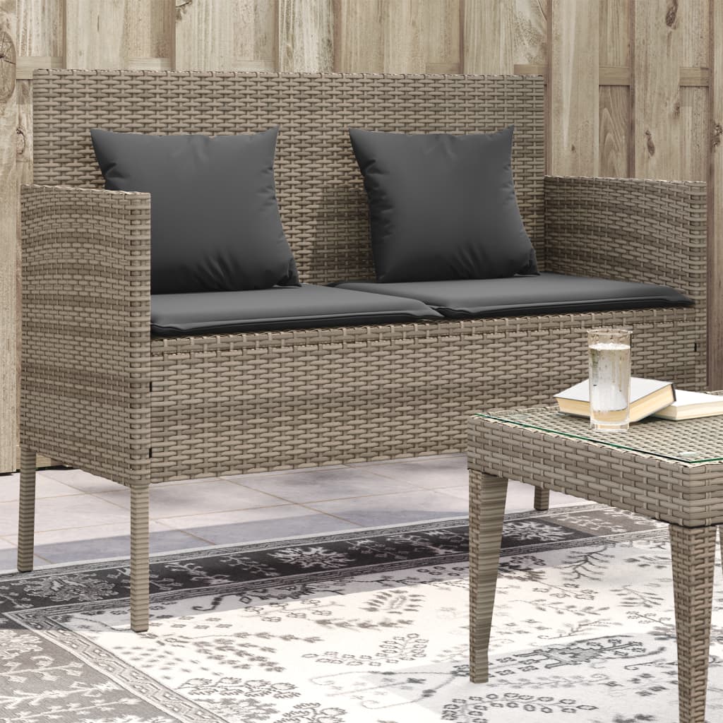Coussin De Jardin Imperméable 120x40 Cm - Confort Pour Banc, Terrasse Et Balcon, Avec Sangles De Fixation