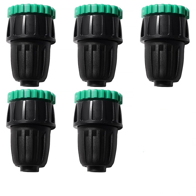 Adapter do mikroirygacji G1/2 G3/4, zestaw 5 sztuk, do szybkiego złącza mikroirygacji z pętlą blokującą do trawnika