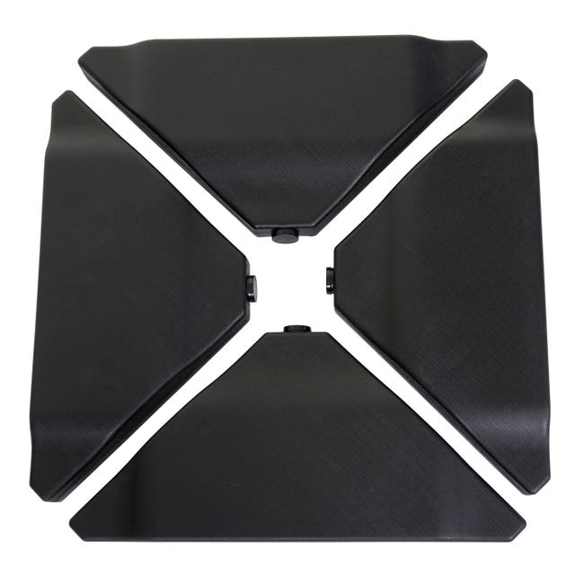 Set Di 4 Piastrelle Per Ombrellone Riempibili Con 60 L Di Acqua O 80 Kg Di Sabbia Con Maniglia 91580509 Set Di 4 Piastrelle Per Ombrellone Riempibili Con 60 L Di Acqua O 80 Kg Di Sabbia Con Maniglia 91580509