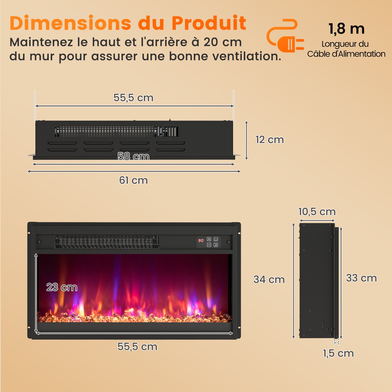 Cheminée Électrique 23