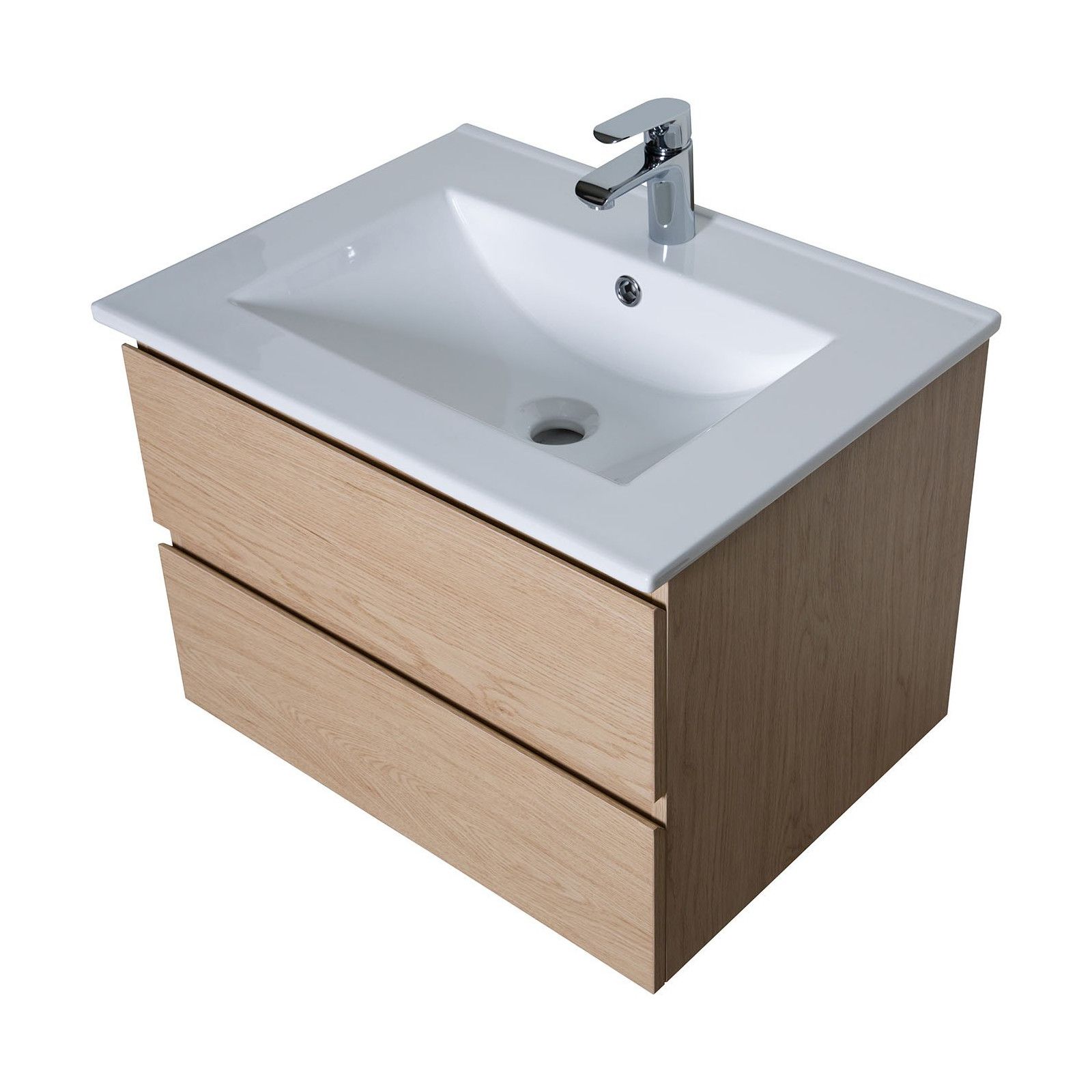 Meuble simple vasque 60cm SORRENTO + vasque - 6