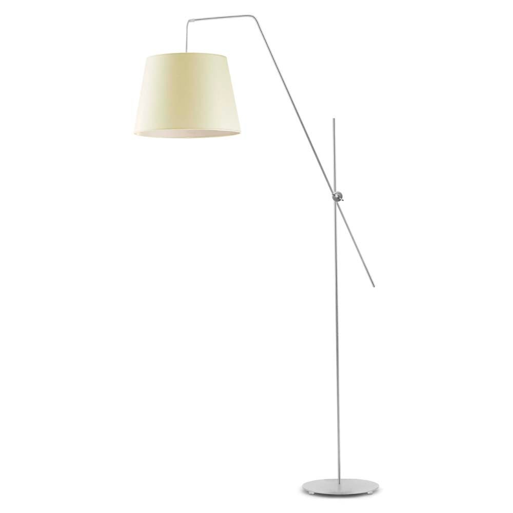 Lampa stojąca podłogowa przegubowa regulowana z abażurem stożek MODERN