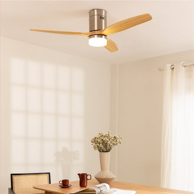CREATE - WIND CALM - Cichy wentylator sufitowy 40W z technicznymi łopatkami ABS w różnych rozmiarach -