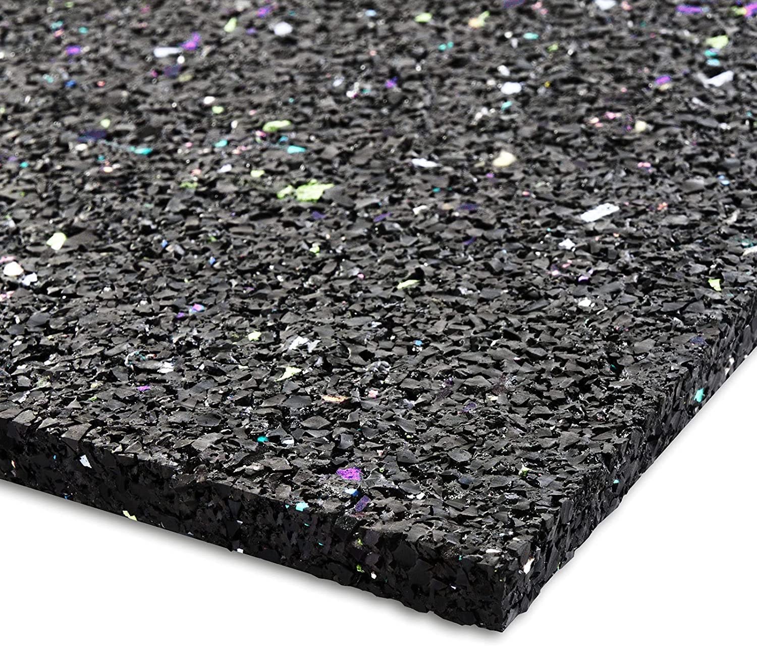 Tapis de Protection Antivibration en Caoutchouc Recyclé pour Sols, Ép = 5 mm,60 x 200 cm - 5