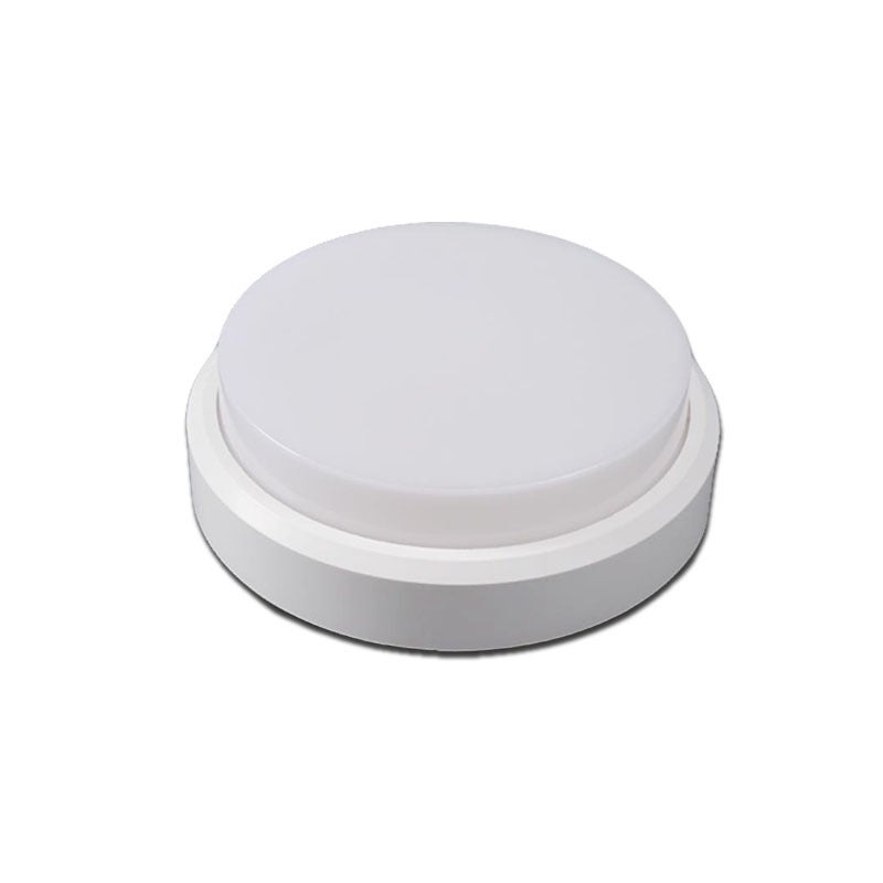 Biała lampa ścienna 21 x 21 x 5 cm, 1 sztuka, 30 W, 4000 K, światło neutralne, akrylowa, duża okrągła lampa sufitowa LED, wodoodporna