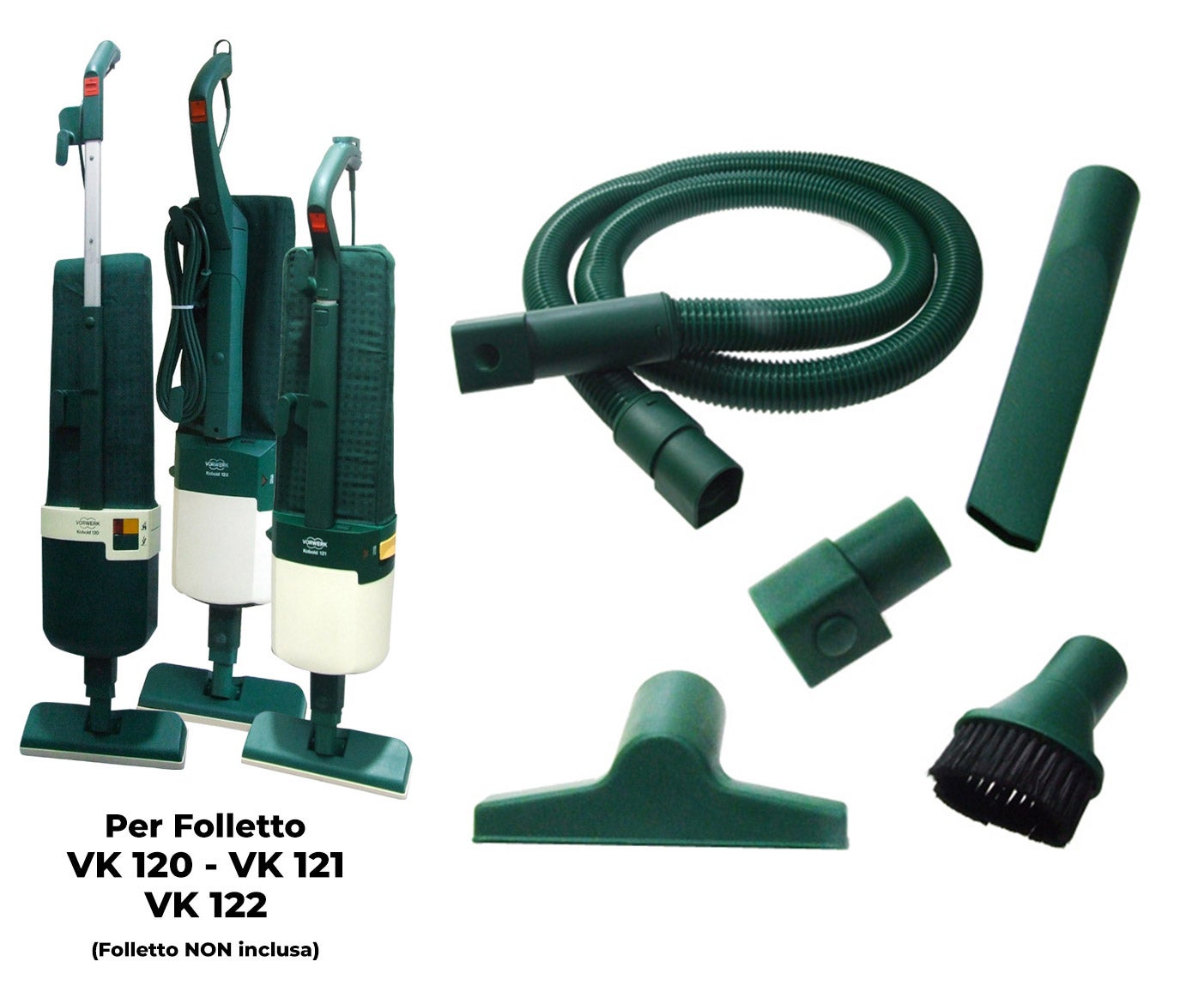 Bolsas Folletto VK120 VK121 VK122 2 Paquetes De 8 Bolsas Para Aspiradora Vorwerk Folletto VK120 VK121 VK122, De Papel Natural 16 Bolsas Folletto Gecasa