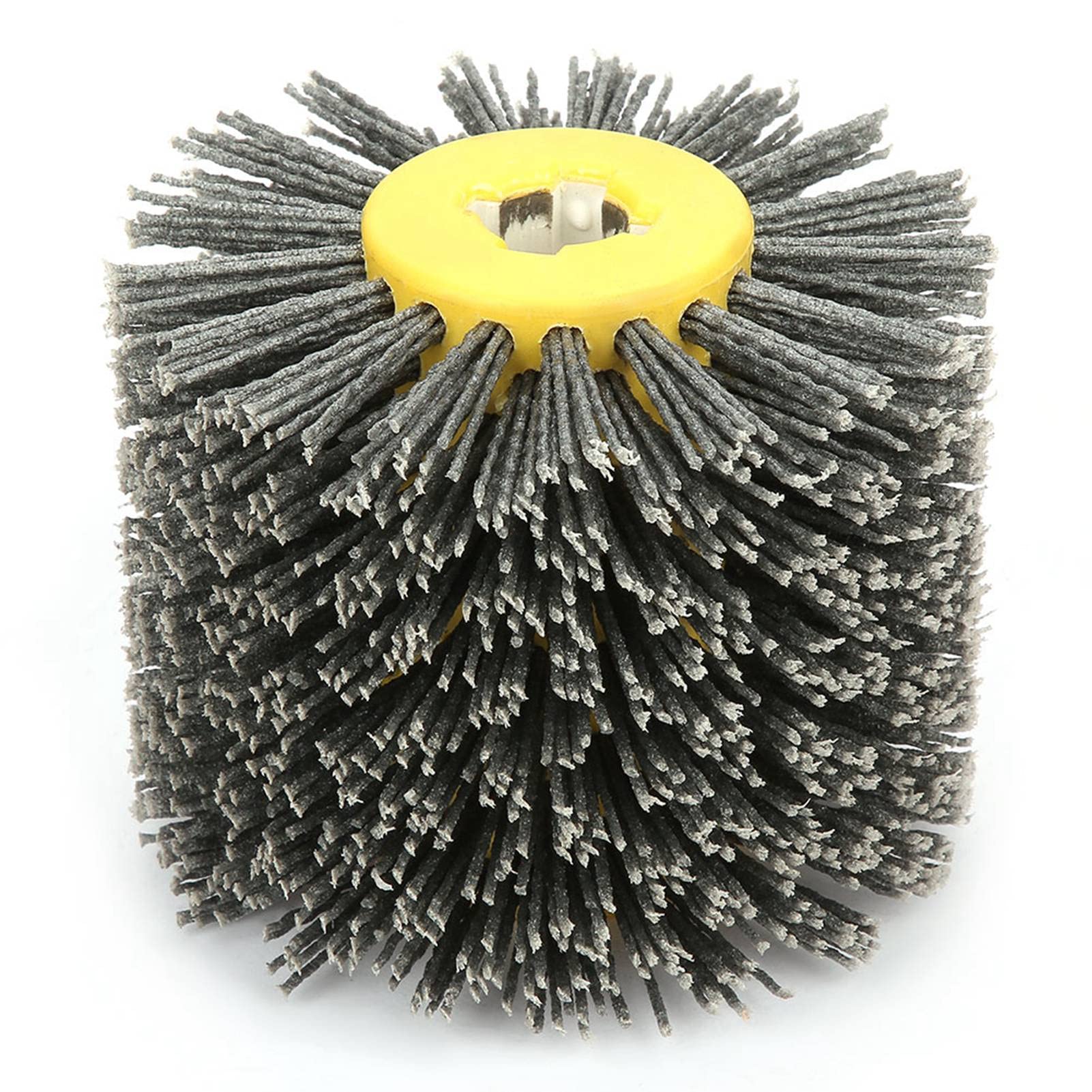 MOGRQAP Brosse à Rouleau Abrasif Grain 240 - Brosse Polissage Fibre Synthétique 120x100x19mm