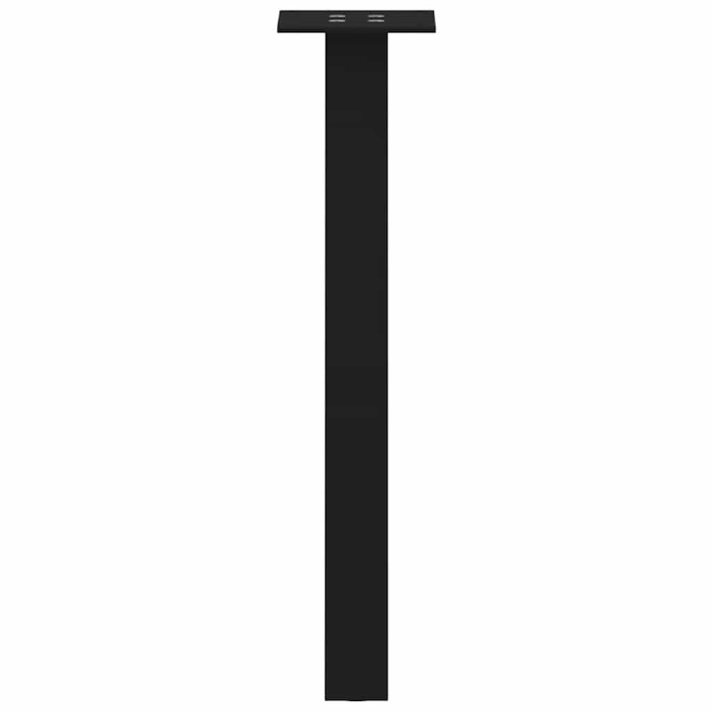 Pernas para mesa de centro 4 peças aço preto 30 cm - COMFORTXL - 5