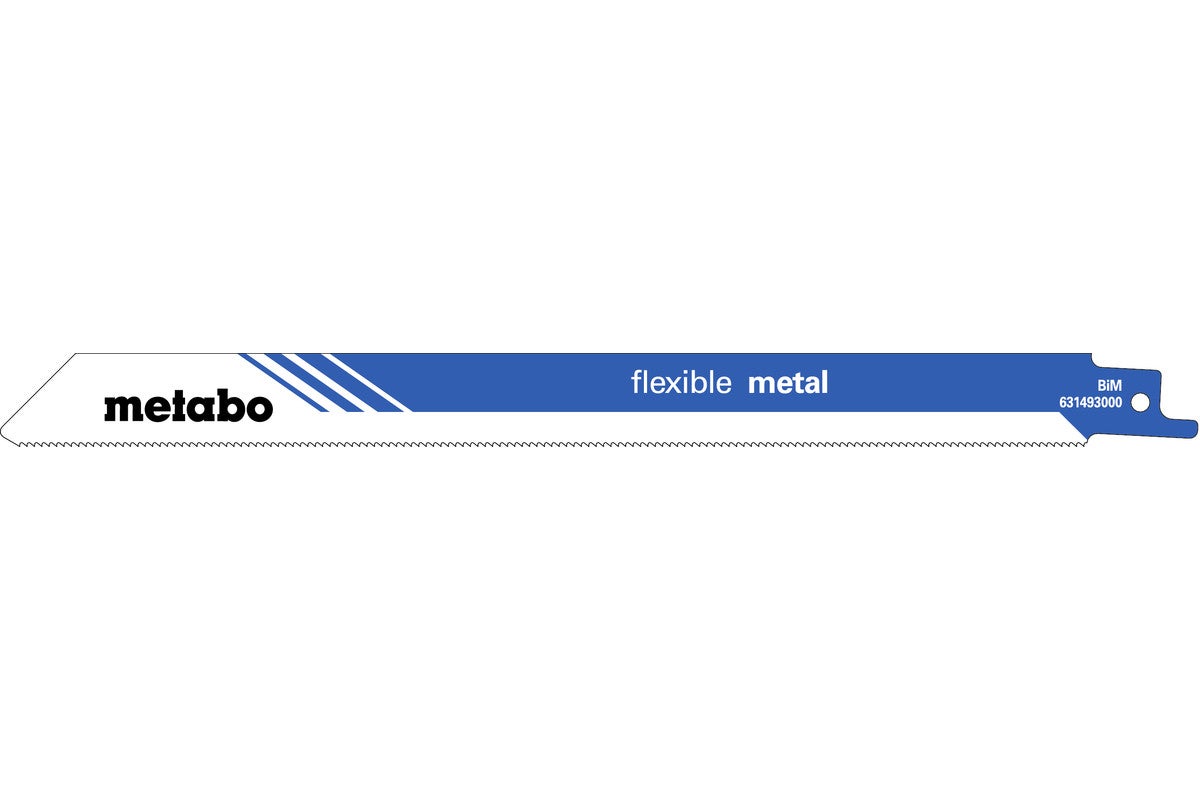 Ostrza piły szablastej elastyczne L.225mm Grubość 0,9mm Podziałka zębów 1,4mm BiMetal/18TPI